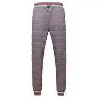 moncler sportswear pantalons de sport cotton down gray